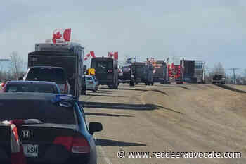 Hundreds participate in convoy through Red Deer, about 20 traffic violation tickets issued: RCMP – Red Deer Advocate - Red Deer Advocate