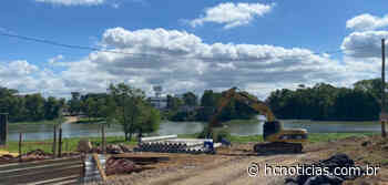 (Vídeo) Iniciam as obras da 'Ponte da Amizade' entre Tubarão e Capivari de Baixo - HC Notícias