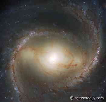 Spiral Snapshot Hides an Astronomical Monstrosity