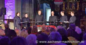 Benefizkonzert in Kornelimünster: „Singer Pur“ geben der Kirchen-Baustelle Klang und Zuversicht