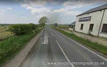 Road closed as emergency services deal with vehicle fire