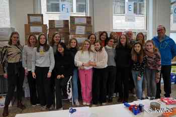 Leerlingen College Waregem zamelen spullen in voor Oekraïense vluchtelingen - KW.be - KW.be