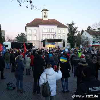 SZ/BZ: Sindelfingen: Hunderte solidarisch mit der Ukraine - Sindelfinger Zeitung / Böblinger Zeitung