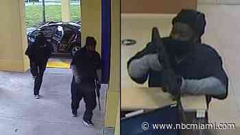 FBI Searching for ‘Heavily Armed' Suspects Who Robbed Cooper City Bank