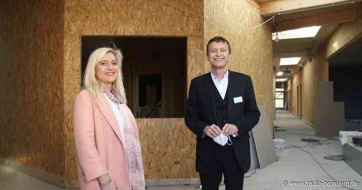 Der Bau des Kinder- und Jugendhospiz Sternenzelt Bamberg macht sichtbare Fortschritte.