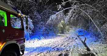 Schneefall sorgt in Neunkirchen für Chaos - Saarbrücker Zeitung