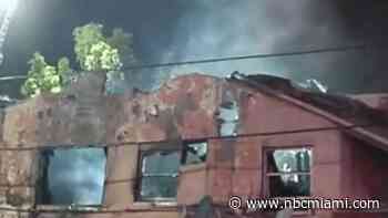 Massive Fire Destroys Home in Little Havana