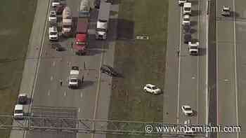 Pedestrian Struck and Killed by Truck on I-75 in Miami-Dade