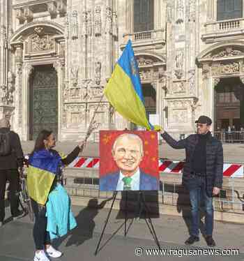 Pace in Ucraina, in piazza Duomo anche opera di artista pozzallese Pozzallo - RagusaNews