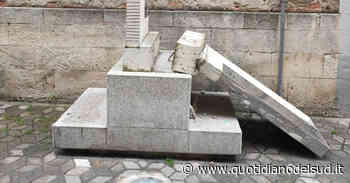 Cosenza, vandalizzata un'opera d'arte sul corso di Rogliano - Quotidiano del Sud