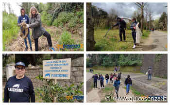 Cosenza aderisce alla giornata 'Plastic Free': cittadini all'opera per pulire la città - Quotidiano online