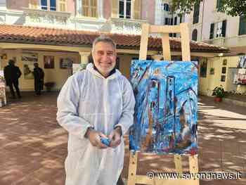 Sergio Giusto dona un’opera d’arte alla Croce Bianca di Albenga: “Doveroso fare qualcosa per chi c’è sempre per noi” (FOTO e VIDEO) - SavonaNews.it