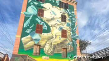Street art al Mandrione, inaugurata l'opera di Luca Zamoc - RomaToday