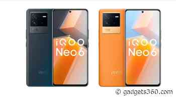 iQoo Neo 6 Teased to Sport 64-Megapixel Camera, 4,700mAh Battery Ahead of April 13 Launch