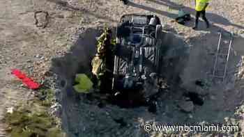 5 Hospitalized After Rollover Crash on Florida's Turnpike in Miami-Dade