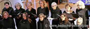 Das Vocalensemble sagt seinem Dirigenten adieu - Breisach - Badische Zeitung