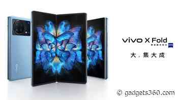 Vivo X Fold, X Note With Snapdragon 8 Gen 1 SoC Launched; Vivo Pad Debuts Alongside