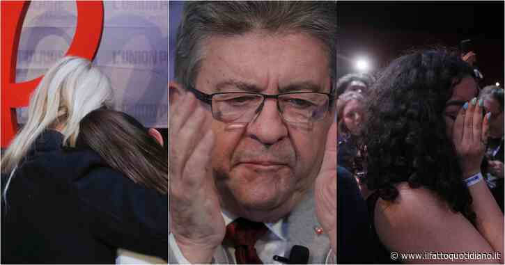 Mélenchon, in Francia la sinistra atomizzata non va al ballottaggio per soli 400mila voti: “Rabbia e disgusto”. “La colpa è dei partiti che hanno rifiutato di unirsi”