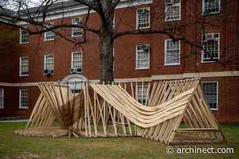 Expo of biomaterial structures populates University of Virginia campus, created by architecture students and scholars - Archinect