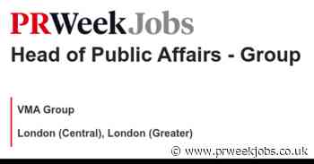 VMA Group: Head of Public Affairs - Group