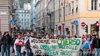 Trieste, i No Green pass di nuovo in piazza “contro le discriminazioni” - Il Piccolo