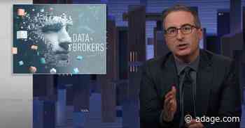 Watch John Oliver explain the dark side of data collection