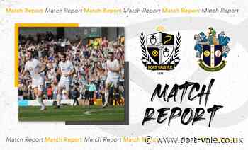 Match Report | Port Vale 2-0 Sutton United | News - Port Vale