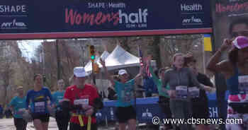 Thousands of runners take part in 17th SHAPE + Health Women's Half-Marathon in Central Park - CBS New York