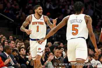 Toppin, Quickley have career nights as Knicks win finale over Raptors - Virden Empire Advance