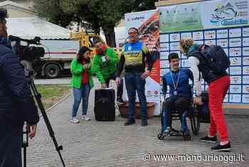 MANDURIA - Leonardo Melle secondo anche a cronometro, alle spalle solo del campione del mondo Giorgio Farroni - ManduriaOggi