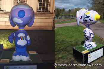 Snoopy charity sculptures vandalised after two days - Barrhead News