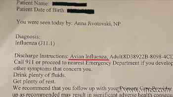 Bird flu paperwork mistake puts college student and her parents in a panic