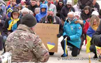 'They're not going to win': Saskatoon rally denounces Russian 'atrocities' in Ukraine - CTV News Saskatoon