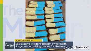 Nestor’s Bakery in Saskatoon fundraising with Ukrainian donuts - Global News