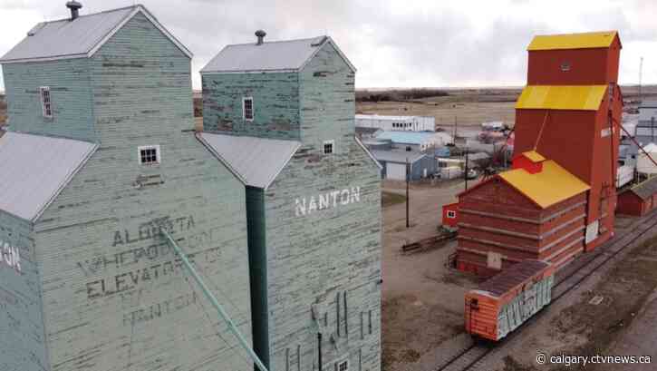 Nanton, Alta.’s iconic grain elevators are now provincial historic resources