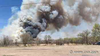 Several structures damaged by fast-moving fire near Albuquerque, New Mexico, official says