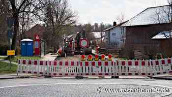 Dorfstraße in Albaching wird zur Großbaustelle