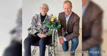 OB-Besuch: Hundertjährige aus der Ukraine nach Ravensburg geflüchtet - WOCHENBLATT