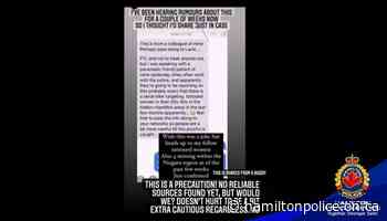 Hamilton Police Address Viral Social Media Post - Hamilton Police Service