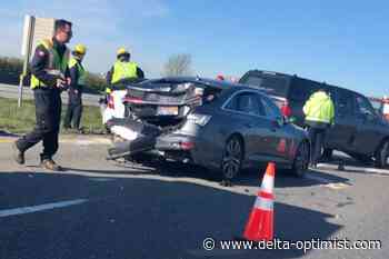 Expect delays following three-car MVA on Highway 99 - Delta Optimist