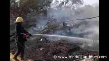 Dry spell triggers forest fires in Kashmir - Hindustan Times