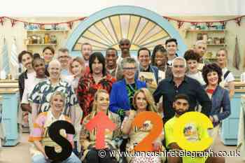 Who are the contestants on tonight's Celebrity Bake Off for Stand up to Cancer? April 12