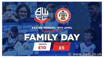 Family Day This Easter Monday - News - Bolton Wanderers