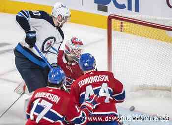 Jets down Canadiens 4-2 to continue 'desperation mode' playoff chase - Dawson Creek Mirror