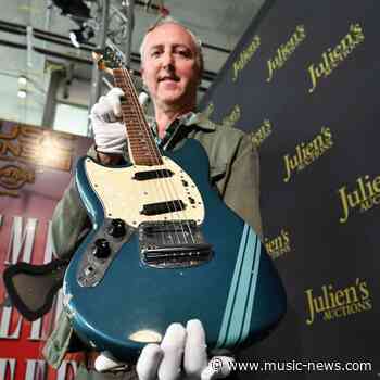 Kurt Cobain's 'favourite' guitar from Smells Like Teen Spirit video up for sale