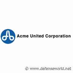Acme United (NYSE:ACU) Research Coverage Started at StockNews.com - Defense World