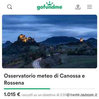 Osservatorio meteo di Canossa e Rossena: superati i 1000€! - Redacon