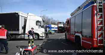 Zusammenstoß: Motorrollerfahrer bei Unfall auf der Breslauer Straße verletzt