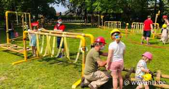 Negen nieuwe toestellen voor speelplein Paalbos | Brugge | hln.be - Het Laatste Nieuws