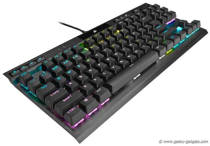 Corsair K70 RGB TKL optical mechanical gaming keyboard